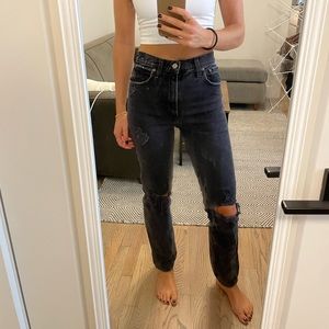 Abercrombie 90s Straight Ultra High rise (size 24)